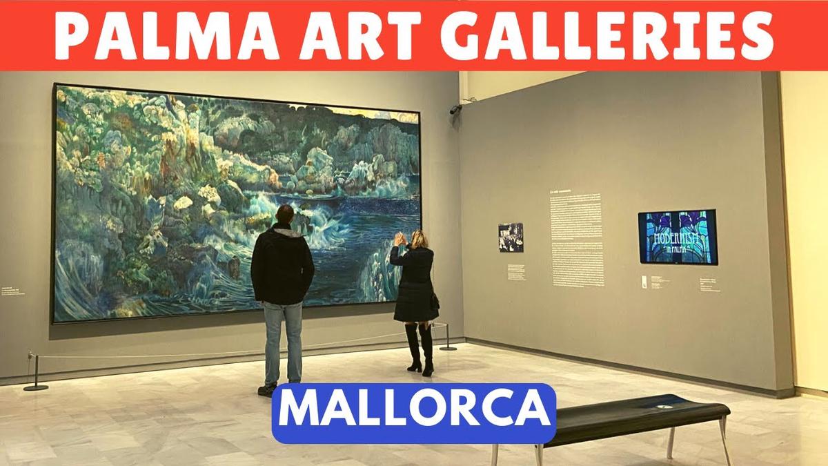 'Video thumbnail for Self Guided Art Galleries Walking Tour | Rainy Day Sightseeing | Palma de Mallorca, Spain'